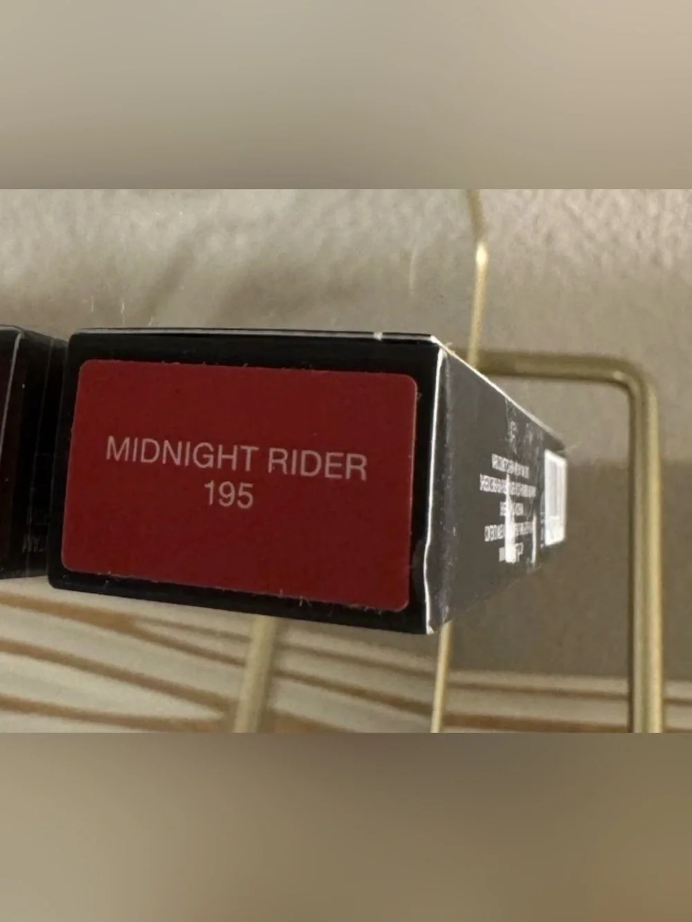 NARS Powermatte High-Intensity Lipstick Crayon Midnight Rider 195 Red Matte 0.08